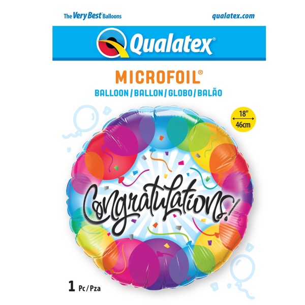 Balloons 18'' Foil Congratulations Balloon