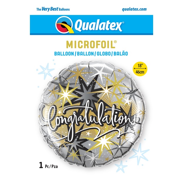 Elegant 18'' Foil Congratulations Balloon