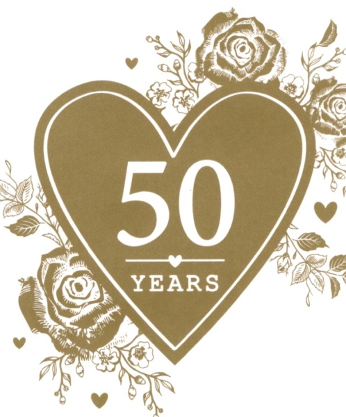 Forever & Always 50th Anniversary Gift Tag