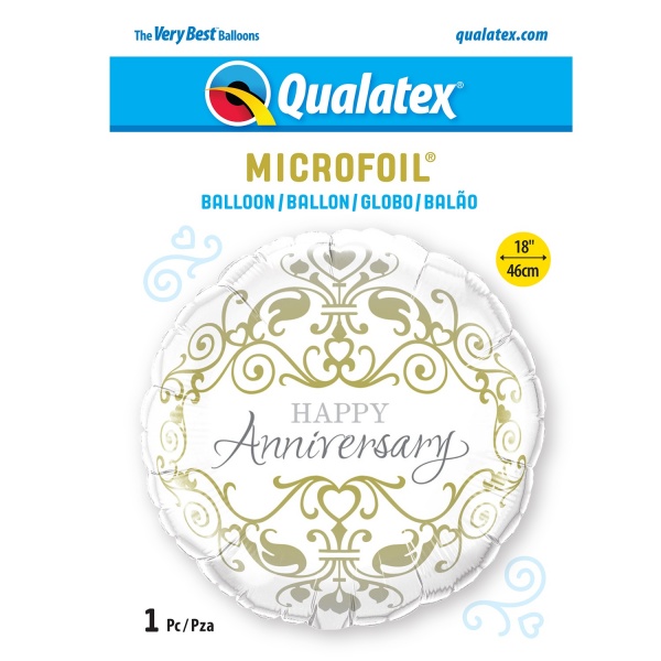 Classic 18'' Foil Anniversary Balloon