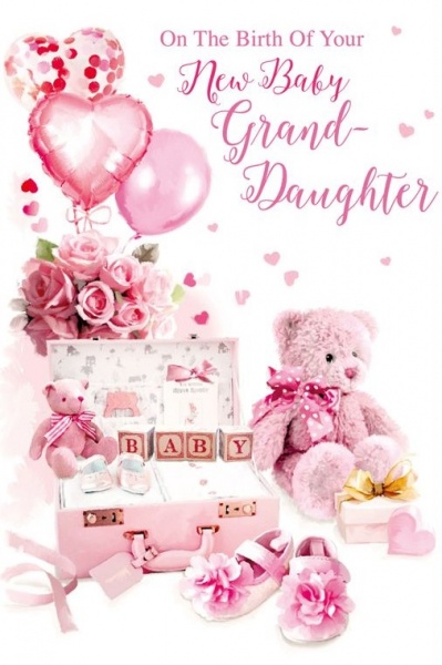 Baby New Baby Grand-Daughter Card