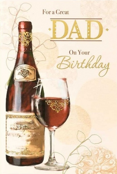 Birthday Cheers Dad Birthday Card