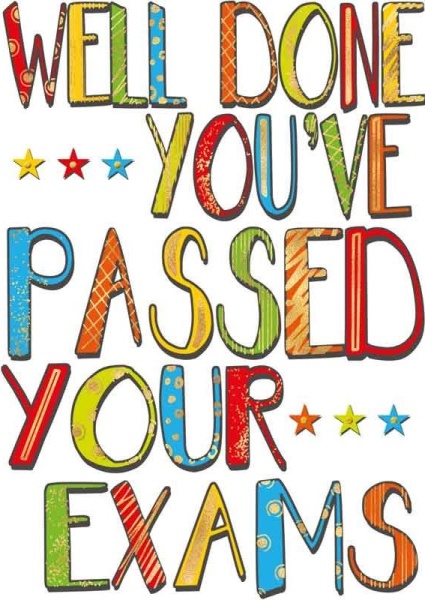 Stars Exams Congratulations Card