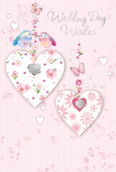 Love Birds Wedding Card