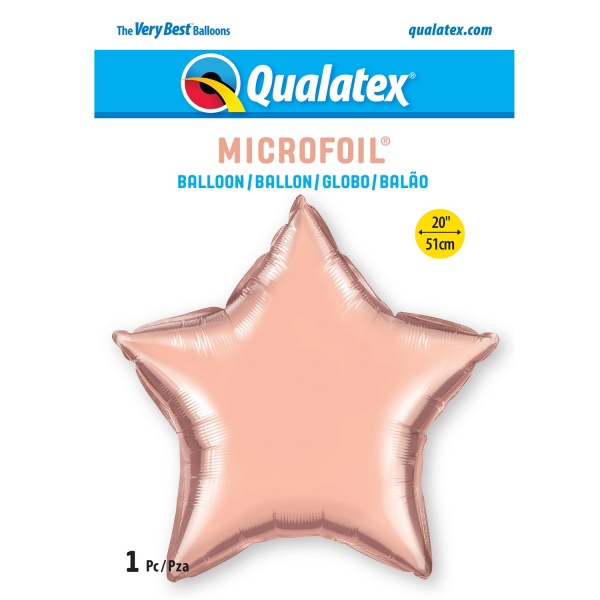 Rose Gold 20'' Star Foil Balloon