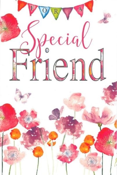 For A Special Friend Birthday Card