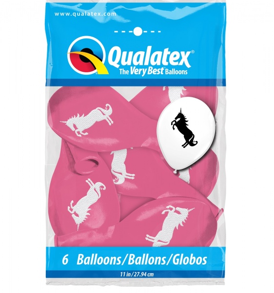 Unicorn Balloons Pack of 6