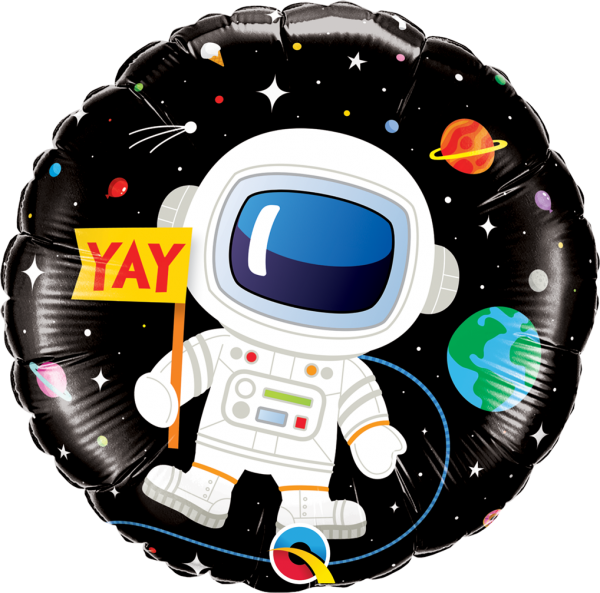 Astronaut 18'' Foil Birthday Balloon