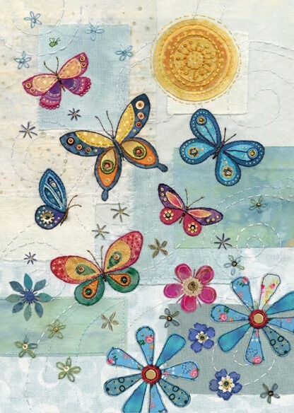 Summer Butterflies Greeting Card