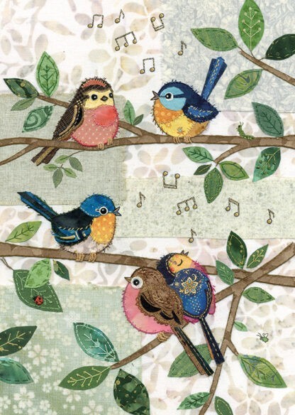 Bird Chorus Greeting Card