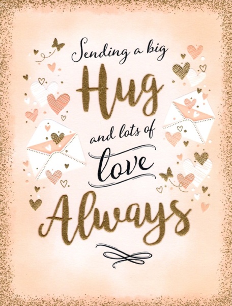 Sending A Big Hug Thinking Of You Card