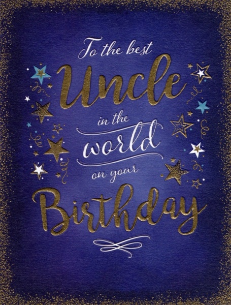 The Best Uncle Birthday Card