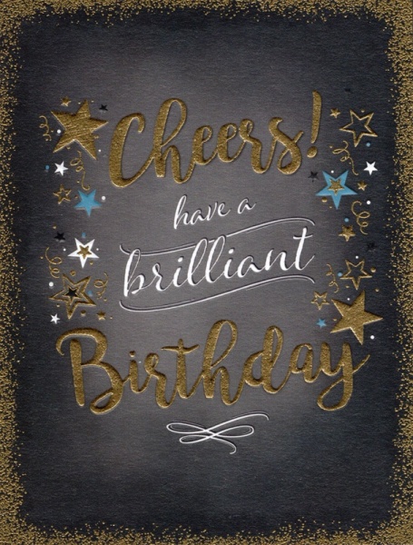 Cheers Birthday Card