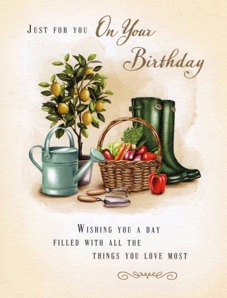 Gardening Birthday Card