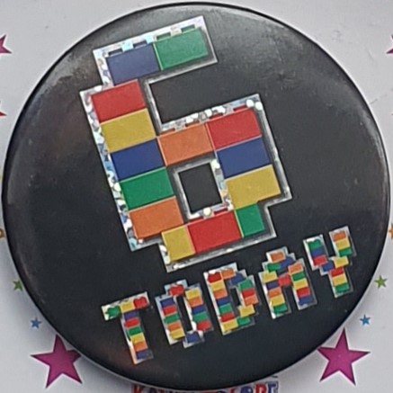 Bricks Age 6 Birthday Badge