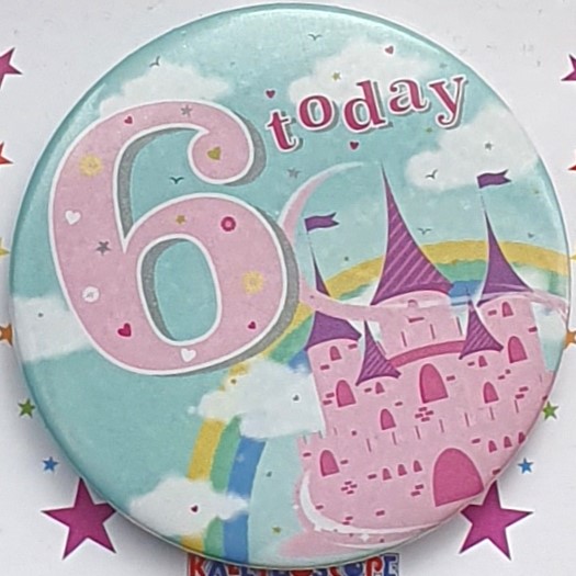 Castle Age 6 Birthday Badge