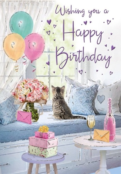 Kitten Birthday Card