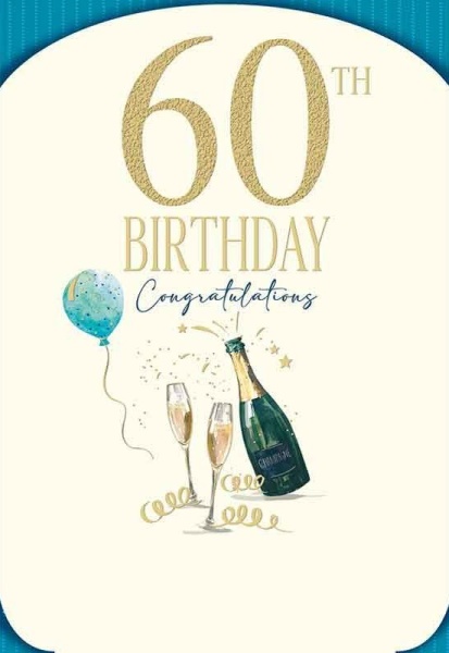 Congratulations 60th Birthday Card