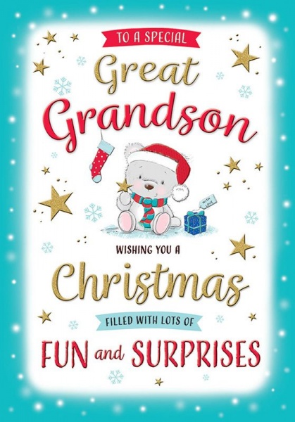 A Special Great-Grandson Christmas Card