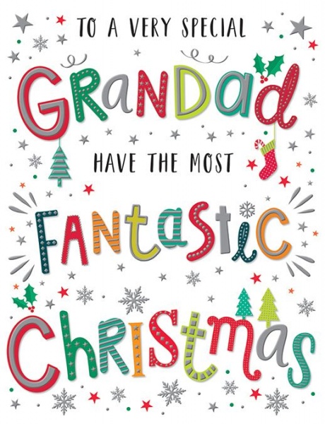 Fantastic Christmas Grandad Christmas Card