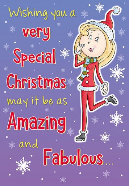 Amazing And Fabulous Christmas Card