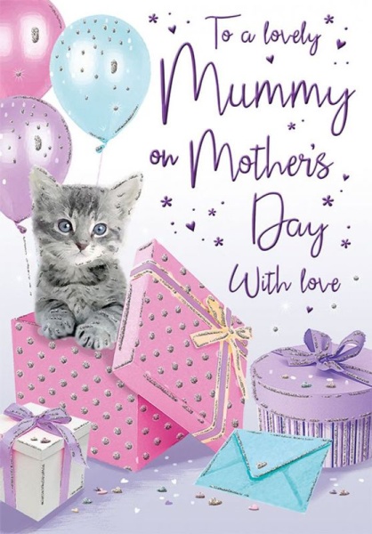 Kitten Mummy Mother's Day Card