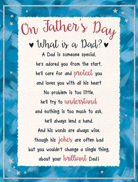 What Is A Dad Father's Day Card