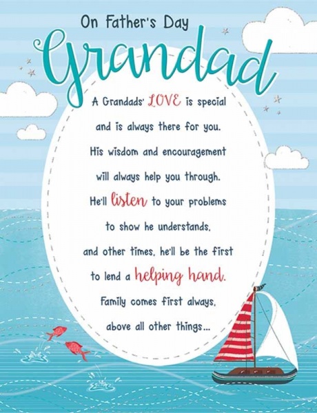 Grandad Father's Day Card