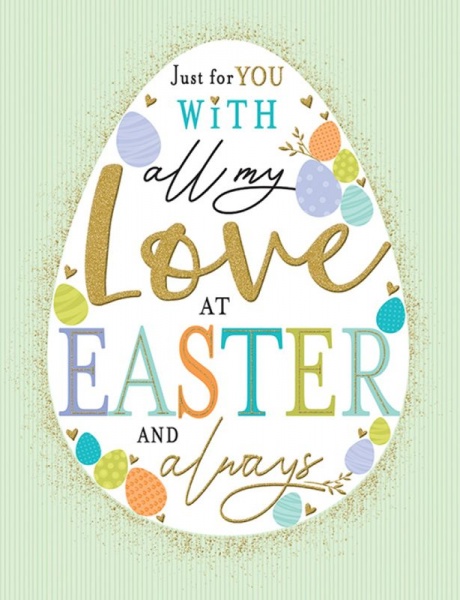 All My Love Easter Card