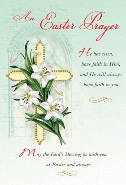 An Easter Prayer Easter Card