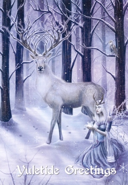 Frozen Fantasy Christmas Card