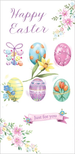 Easter Eggs Easter Cards Pack Of 8