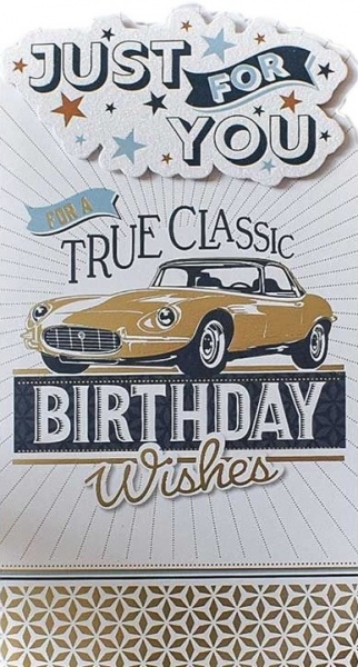 A True Classic Birthday Card