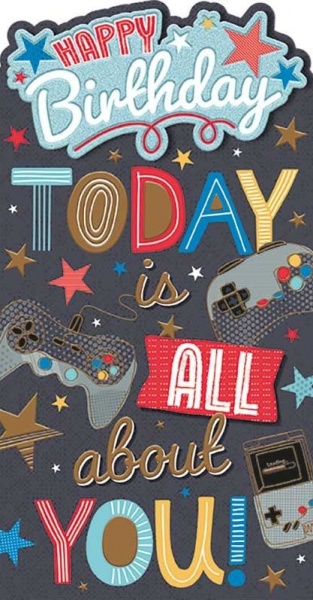 Today Is All About You Birthday Card