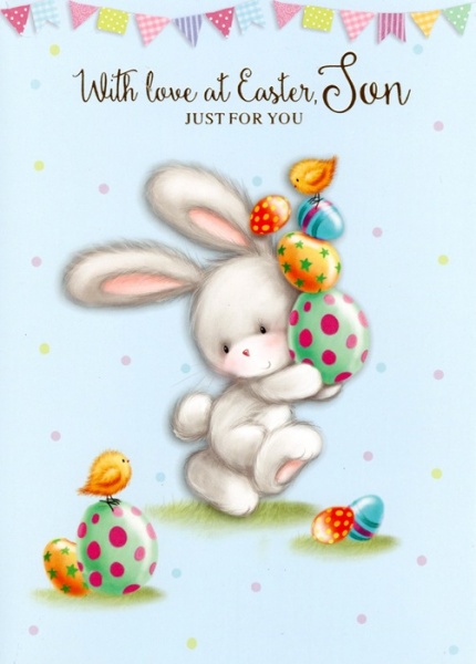 The Easter Bunny Son Easter Card