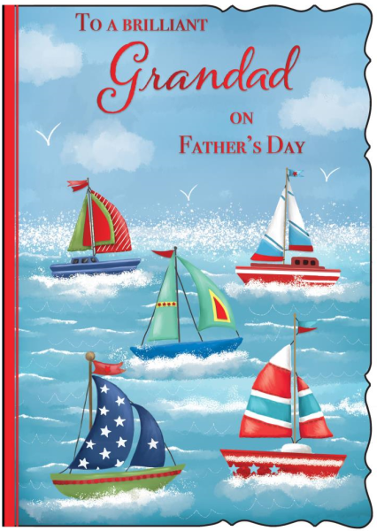 Sail Boats Grandad Father's Day Card