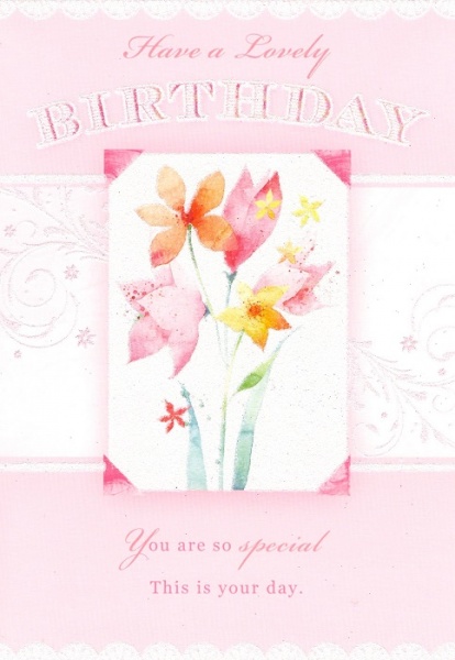 Lovely Birthday Birthday Card