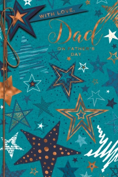 Stars Dad Father's Day Card