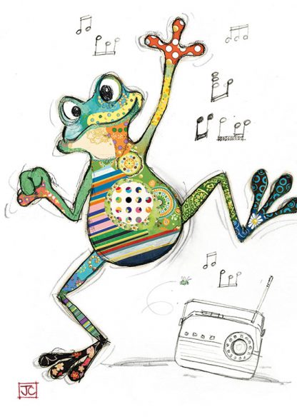 Freddy Frog Greeting Card