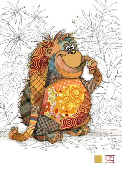 Obi Orangutan Greeting Card