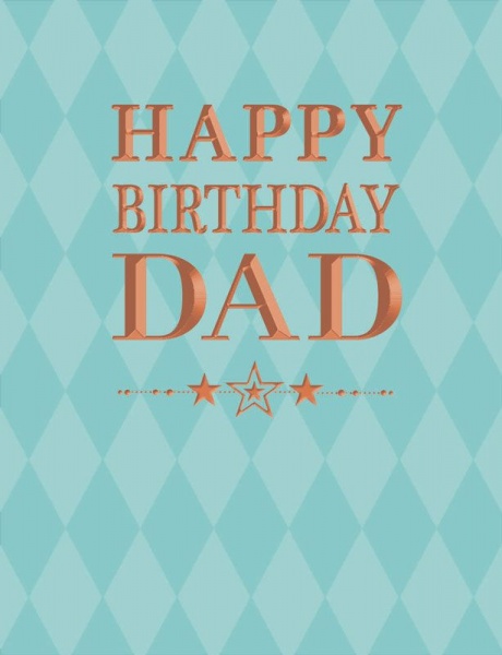 Today's The Time Dad Birthday Card