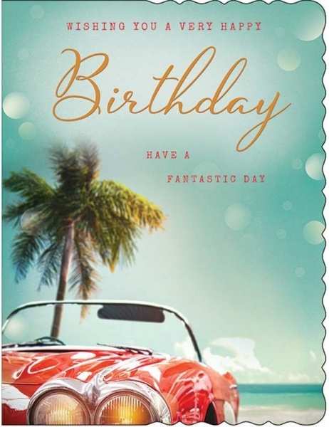 Palm Beach Birthday Card
