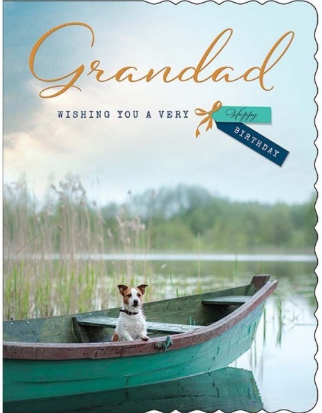 Dog Grandad Birthday Card