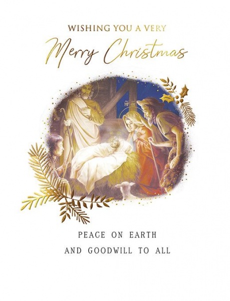 Peace On Earth & Goodwill To All Christmas Card