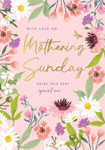 With Love Mothering Sunday Card