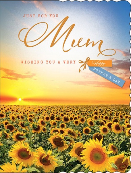 Sunflowers Mum Mother's Day Card