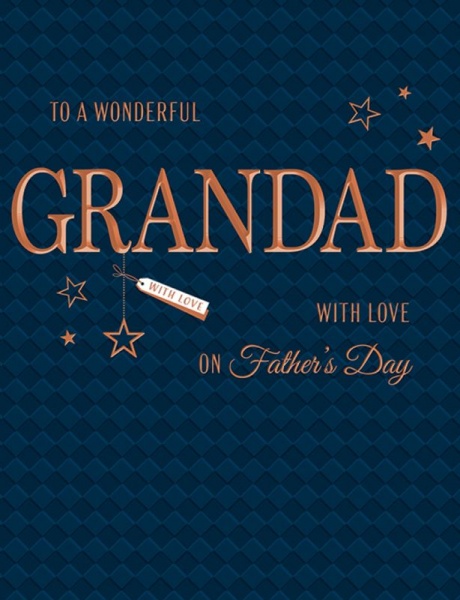 Stars Grandad Father's Day Card