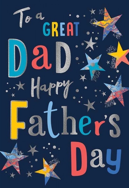 A Great Dad Father's Day Card