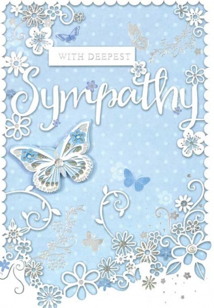 Butterfly Sympathy Card