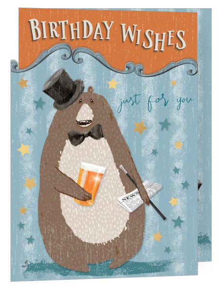 Birthday Bear Birthday Card